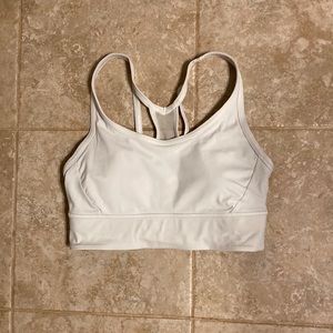 Lululemon white sports bra - very good condition
